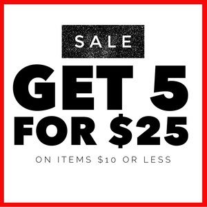 ⭐️ 5 FOR $25… Under $10 ⭐️